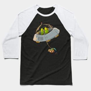 Aliens: UFO and a Farmer Baseball T-Shirt